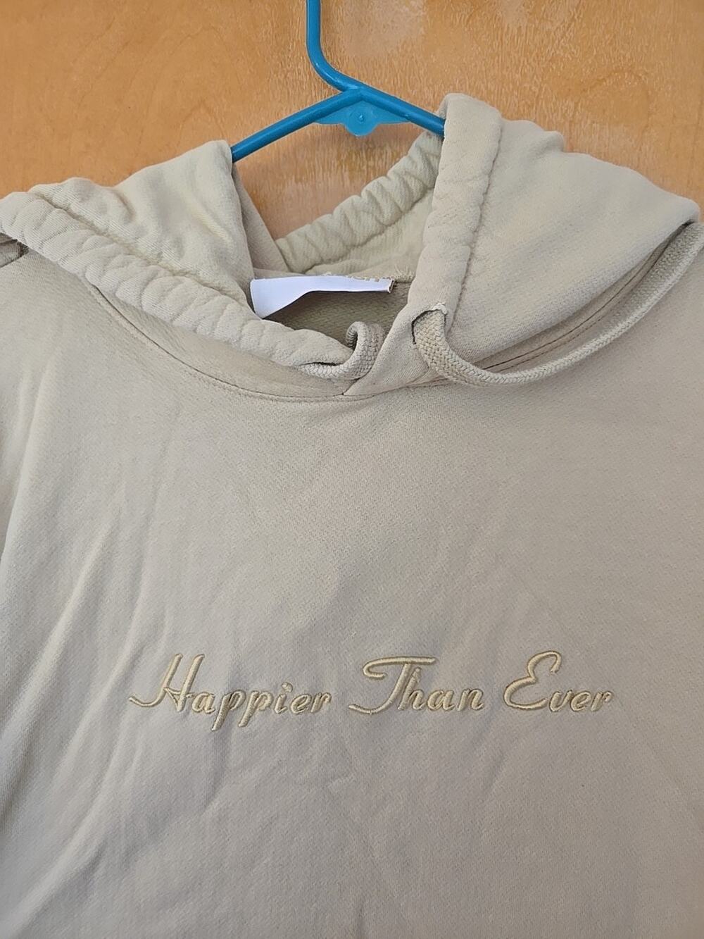 Billie Eilish Happier Than Ever Hoodie XL Official Tour Merch Authentic Pockets